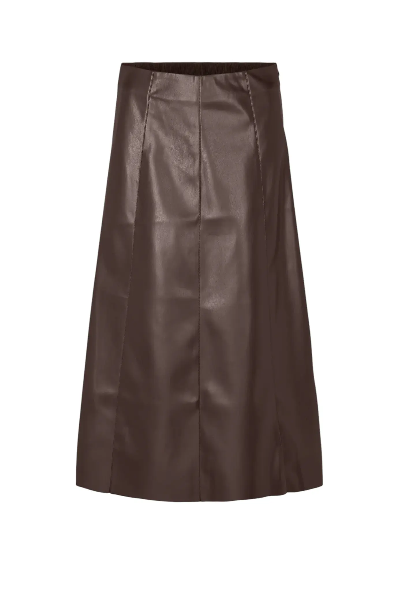 Aledra Vegan Skirt Long - Potting Soil