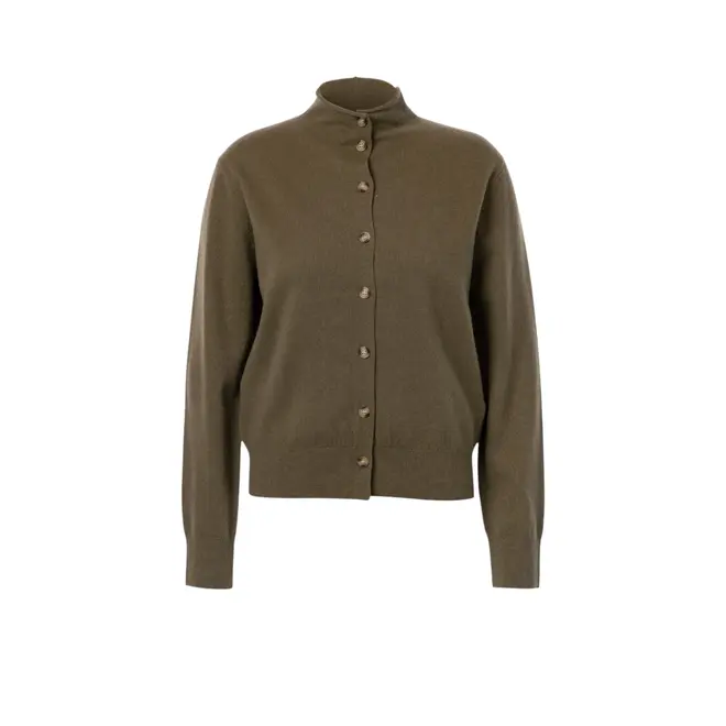 Porcelain Cardigan - Army Green