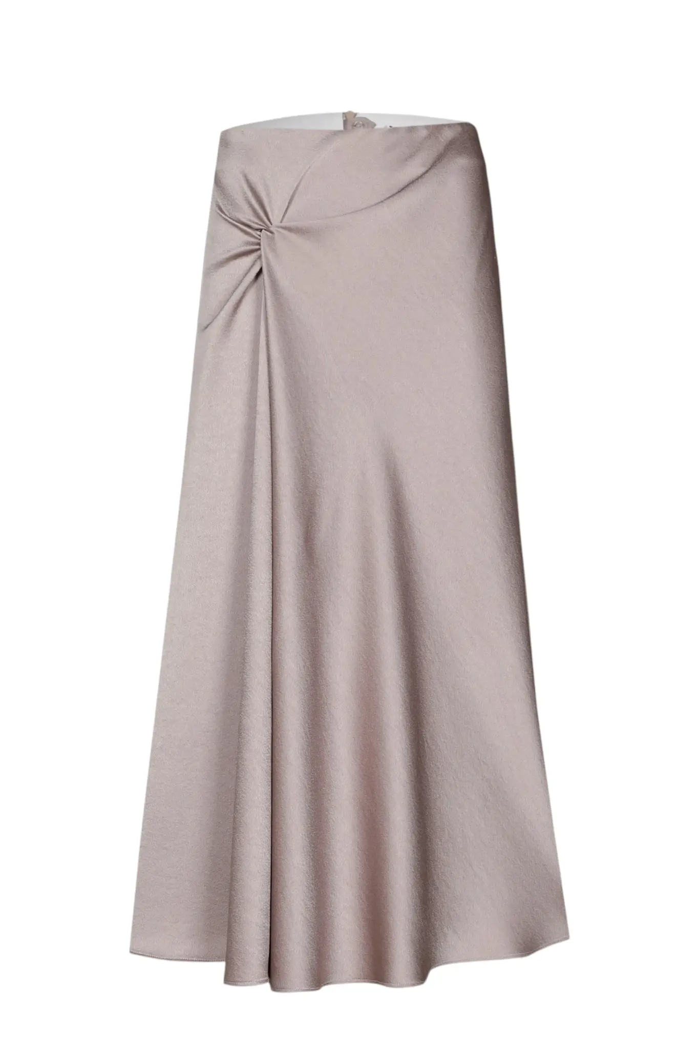 Rokia Midi Skirt - Greige