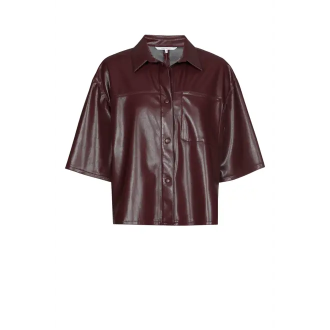 Horris Blouse - Black Rasperry