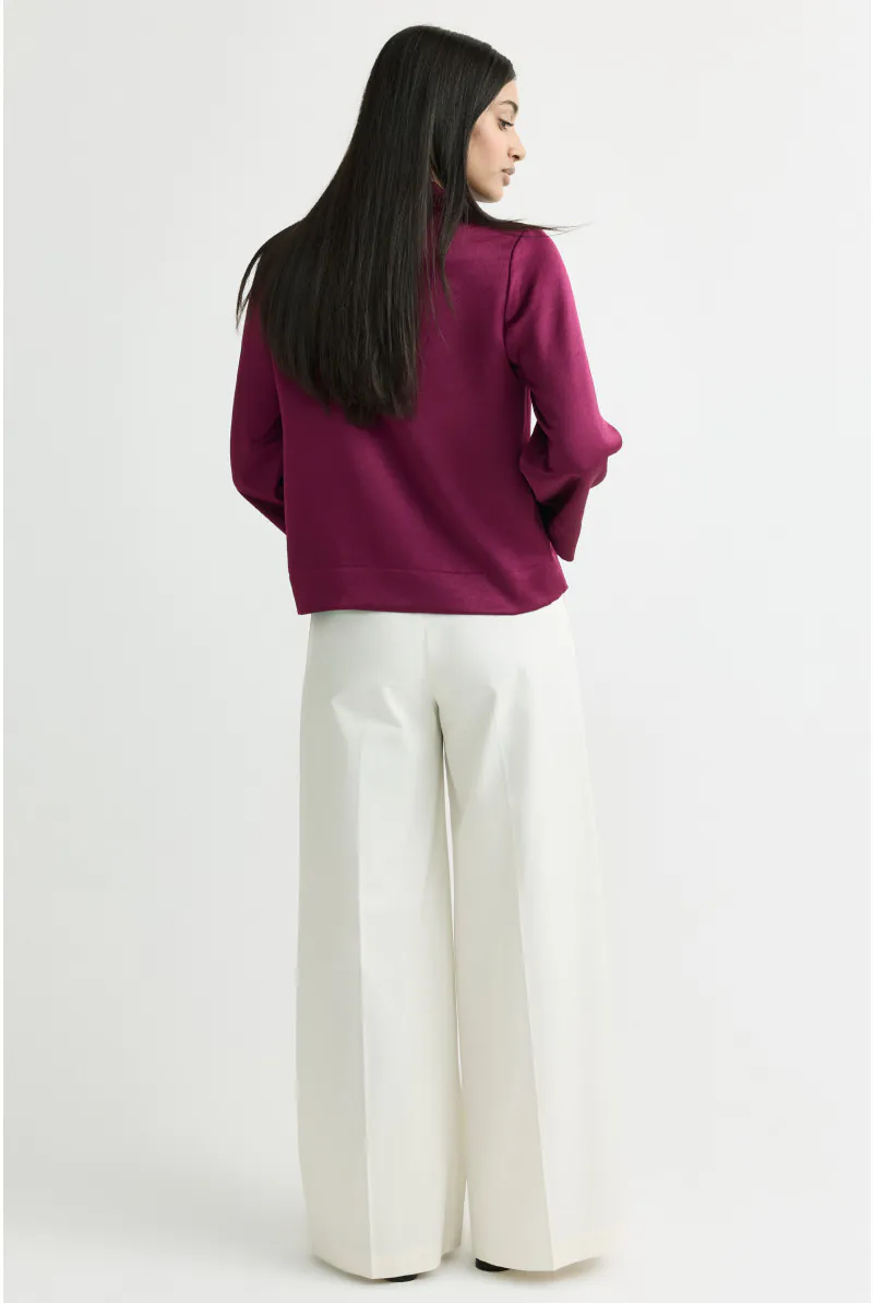 Helinka Blouse - Dark Plum