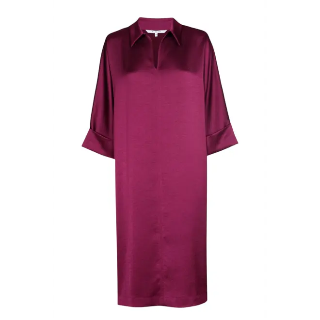 Kenano Midi Dress - Dark Plum