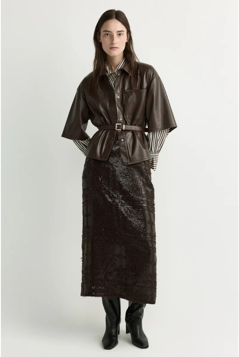 Horris Blouse - Brownstone
