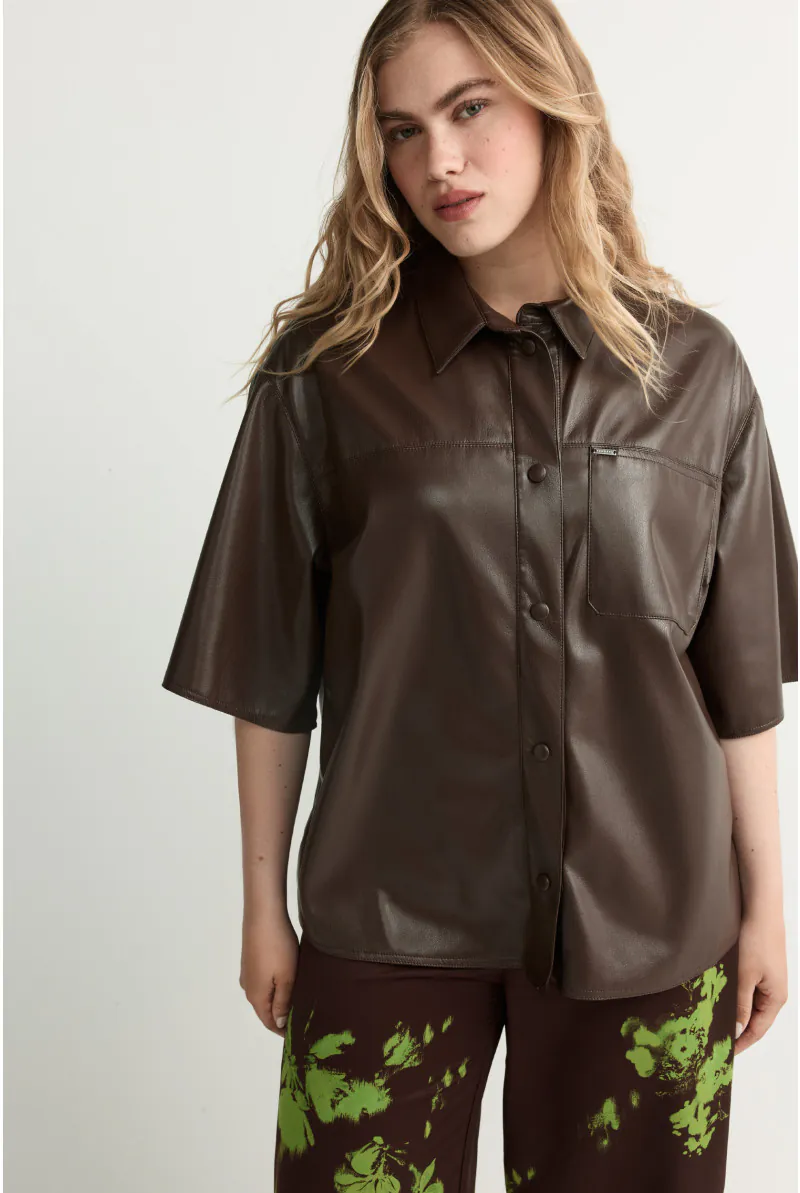 Horris Blouse - Brownstone