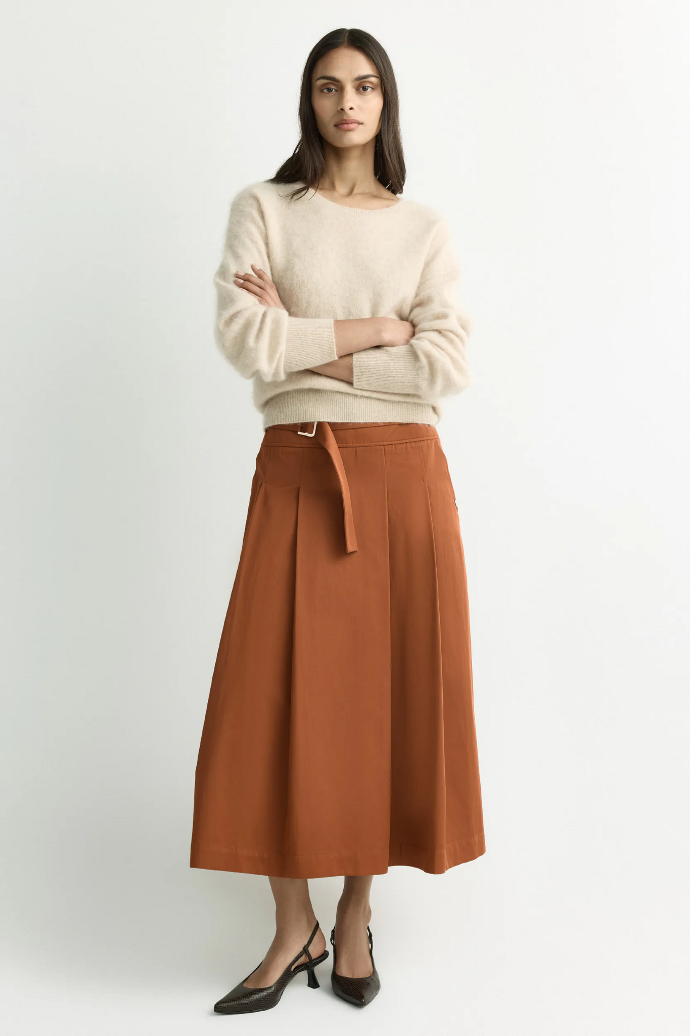 Raky Skirt - Spiced Camel