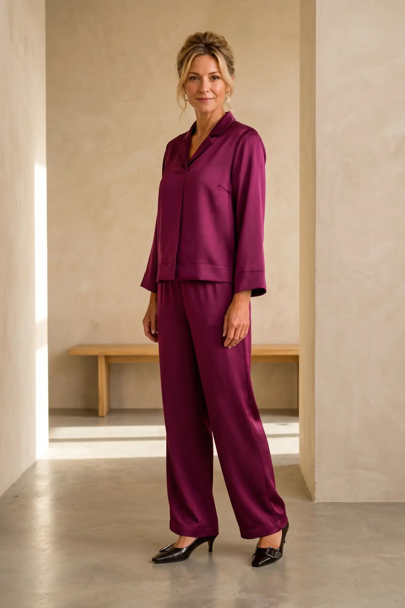 Helinka Blouse - Dark Plum