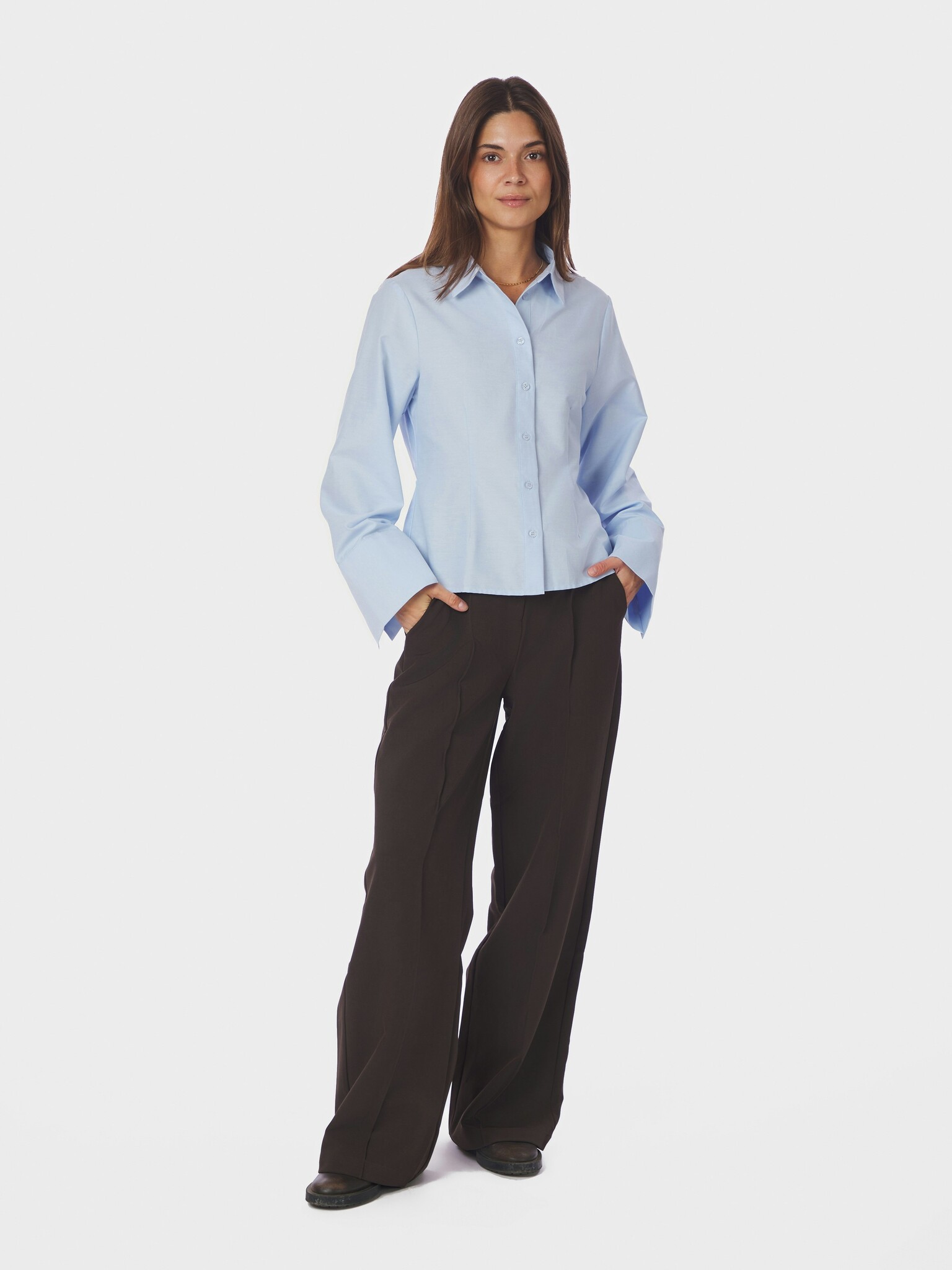 Rosa Oxford Shirt - Light Blue