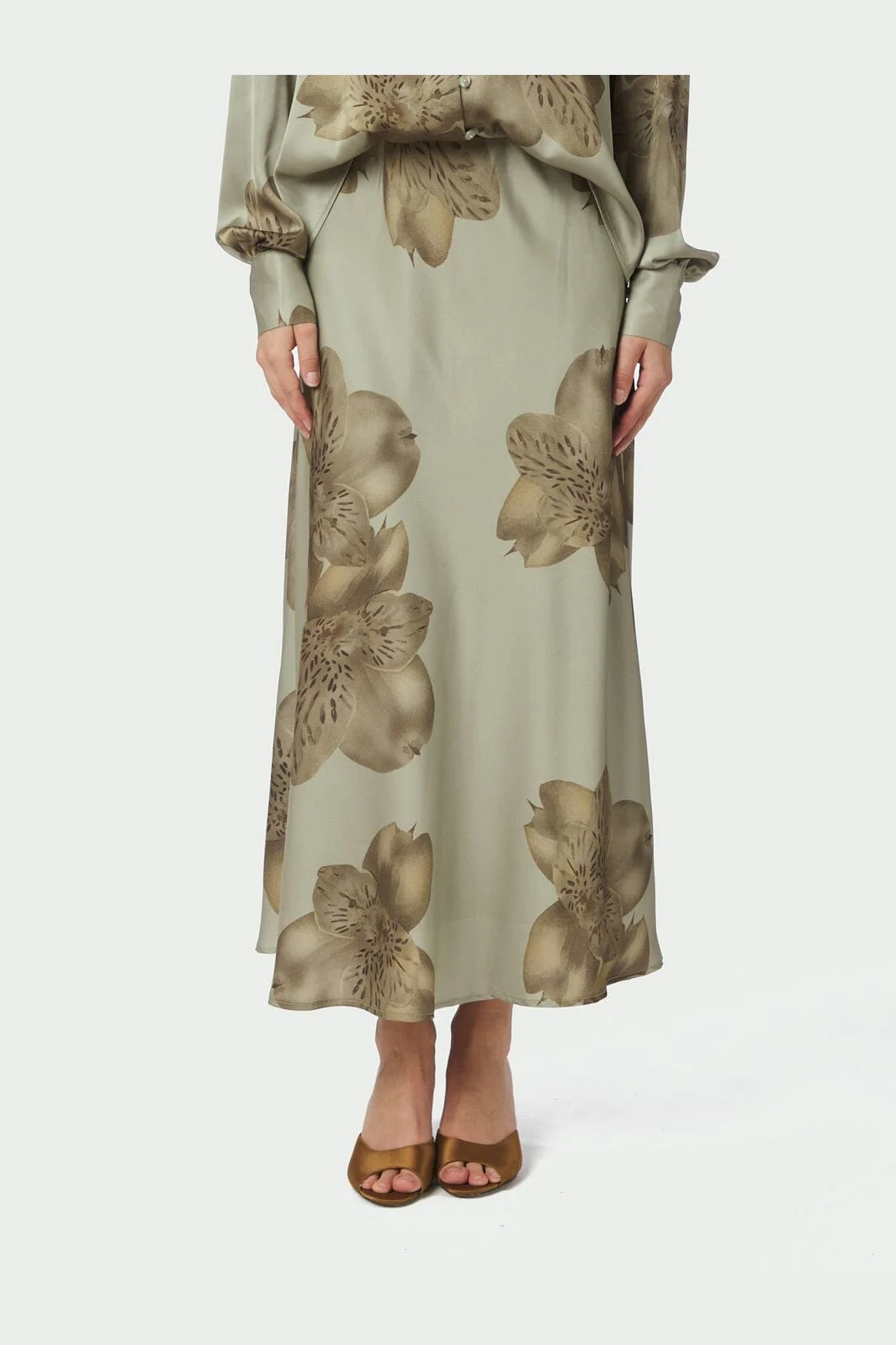 Bovary Misty Orchid Skirt - Smoke Green