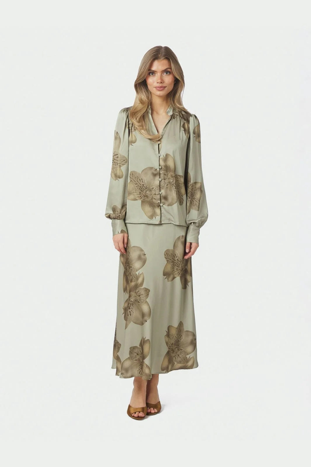 Bovary Misty Orchid Skirt - Smoke Green