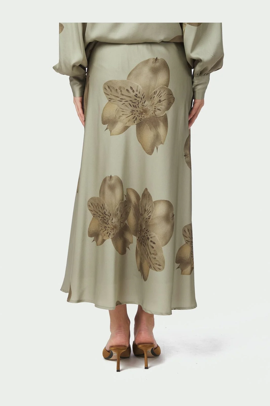 Bovary Misty Orchid Skirt - Smoke Green