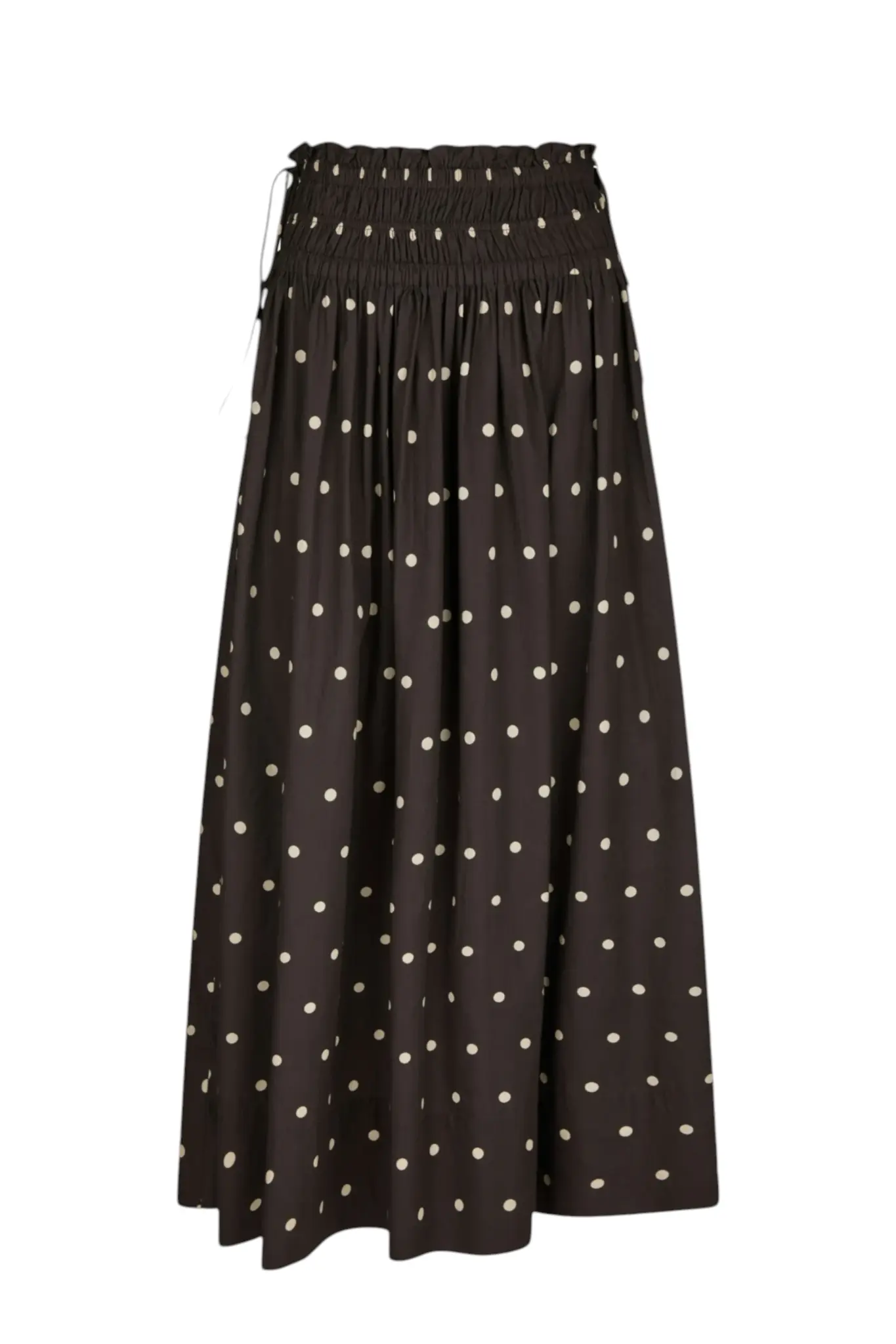 Lillie Dot Skirt - Dark Brown