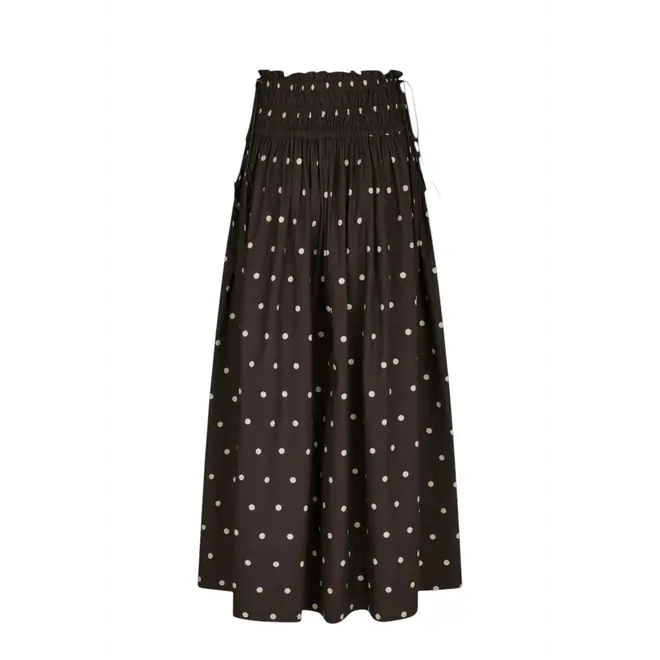 Lillie Dot Skirt - Dark Brown