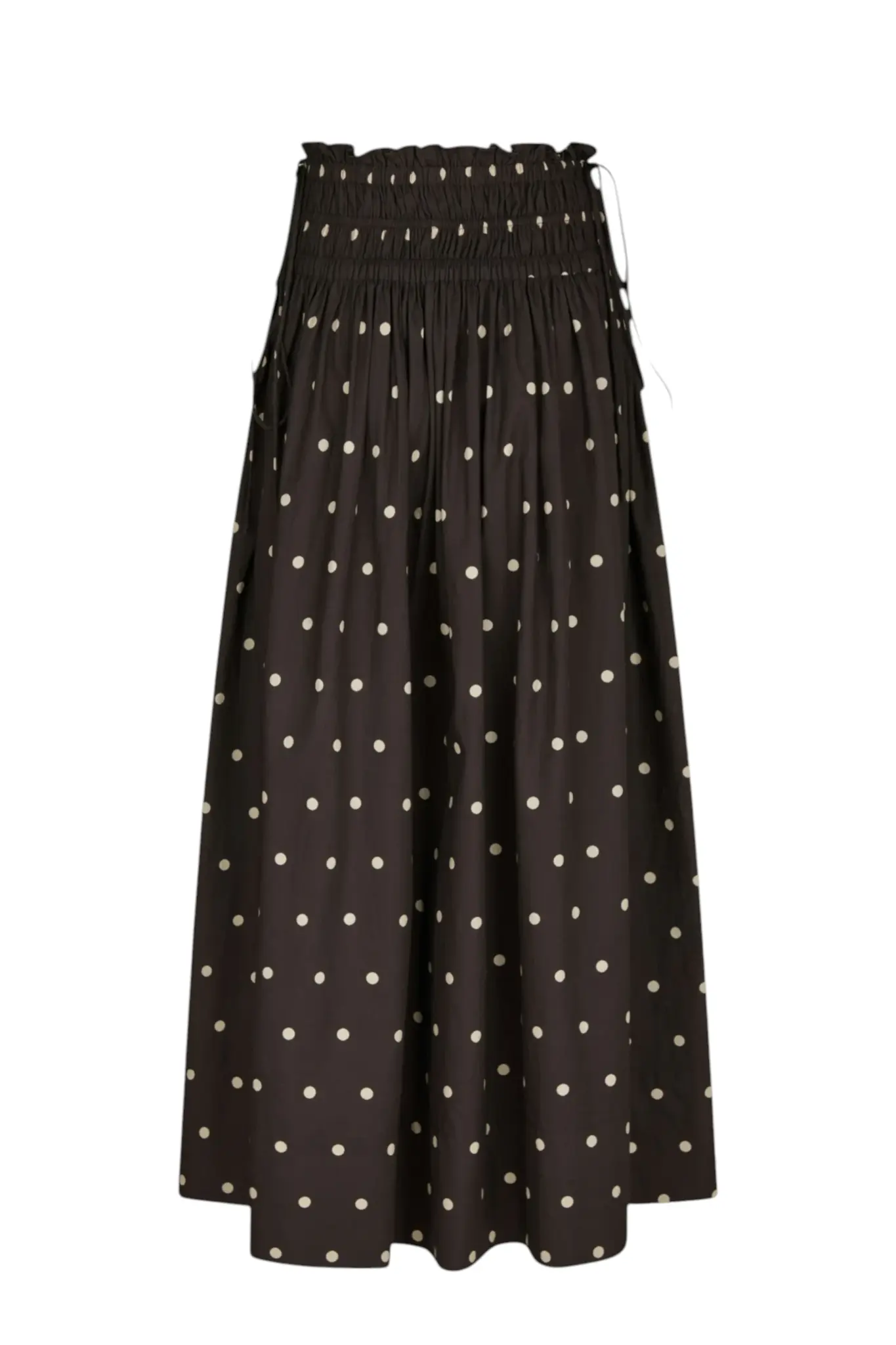 Lillie Dot Skirt - Dark Brown