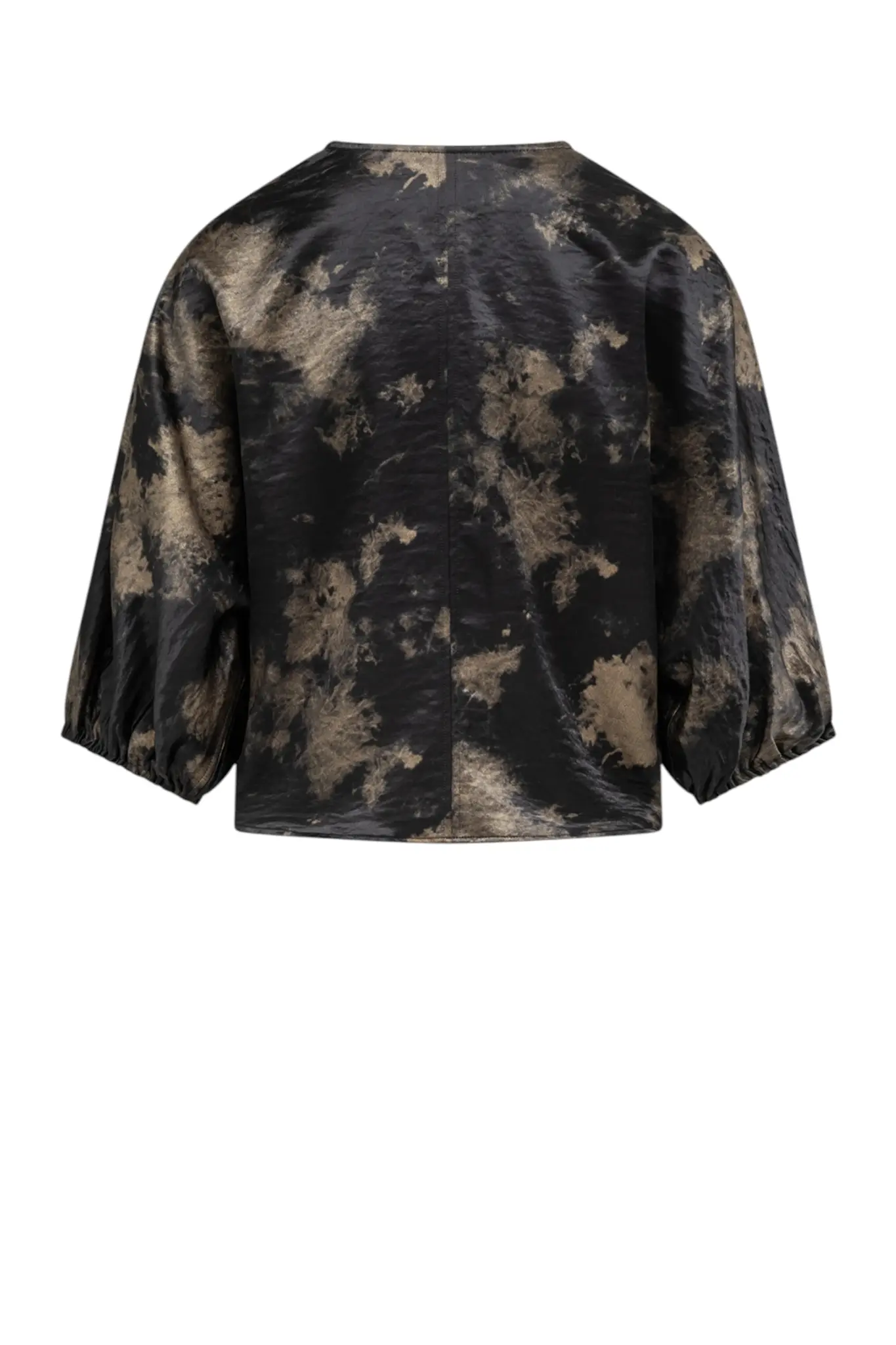 Myra Blouse - Zwart/Goud
