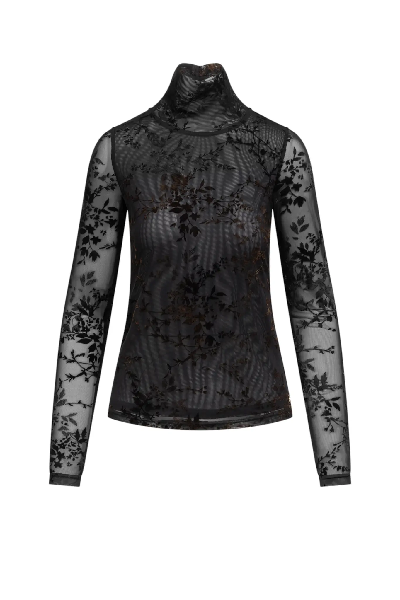 Marie Top - Zwart/Bruin