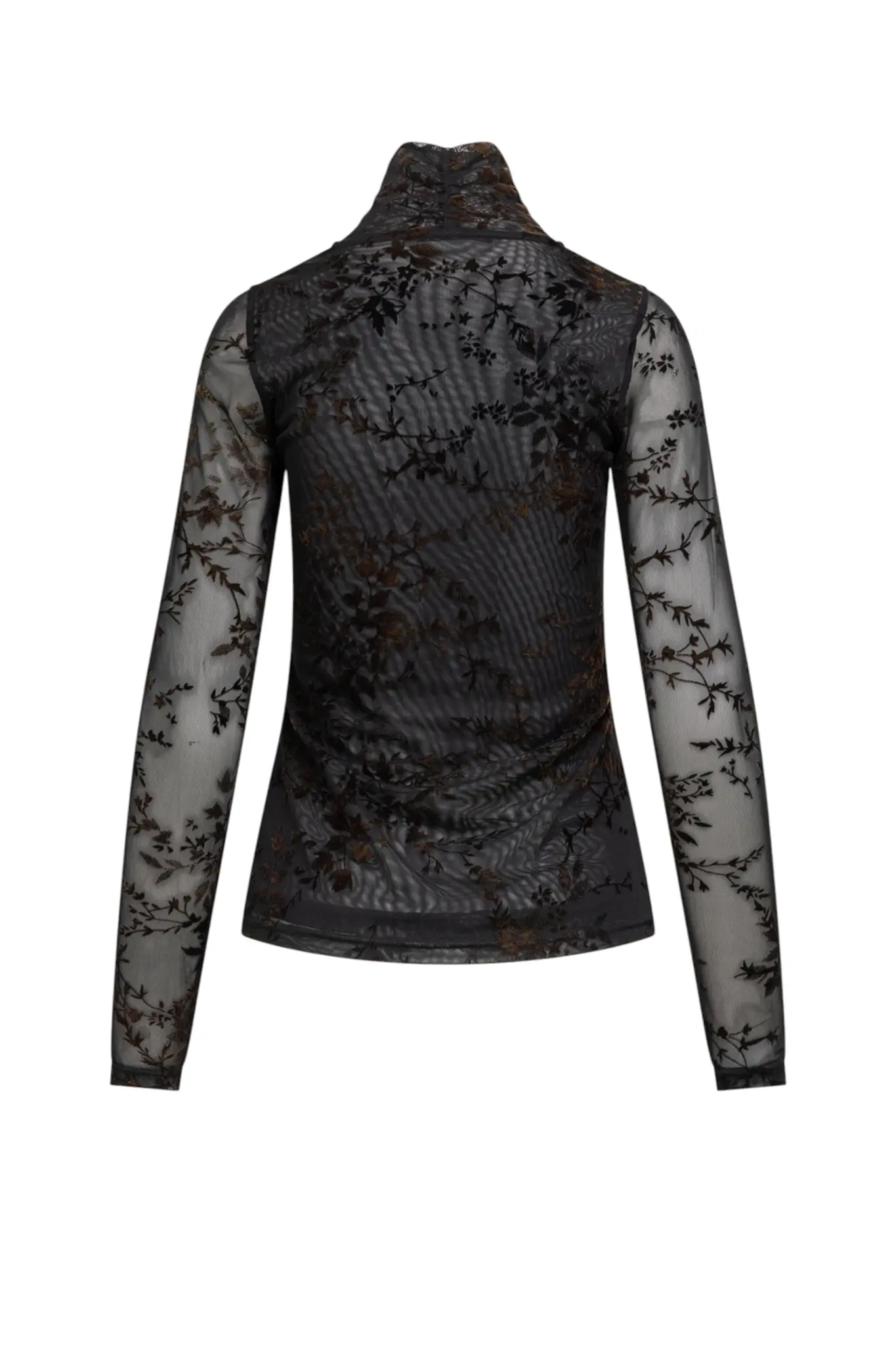 Marie Top - Zwart/Bruin