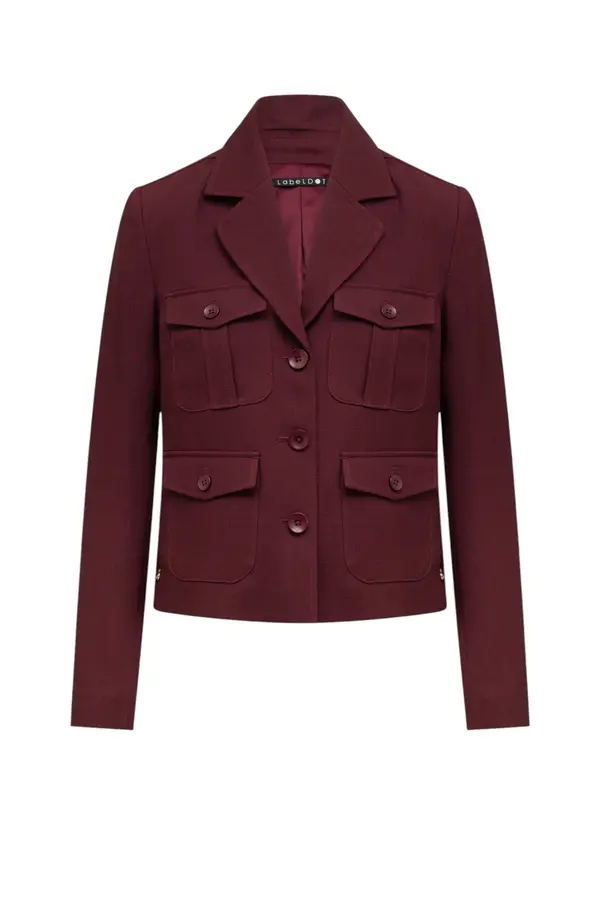Davina Blazer - Burgundy