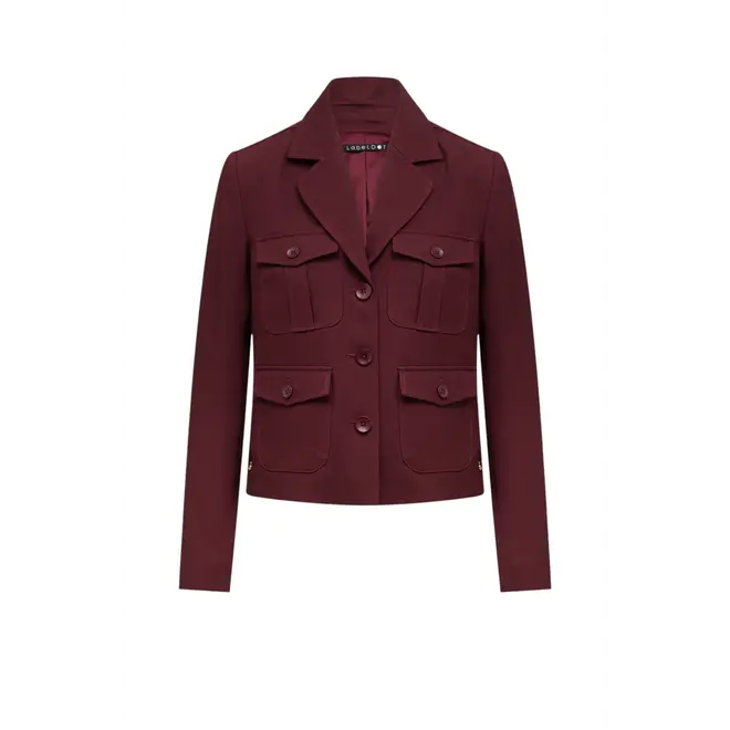Davina Blazer - Burgundy
