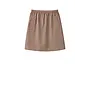 Fio check mini cotton skirt - Brown