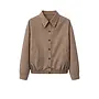 Iconic check cotton bomber jacket - Brown
