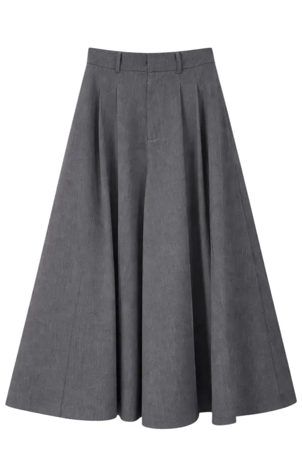 June viscose skirt - Grey