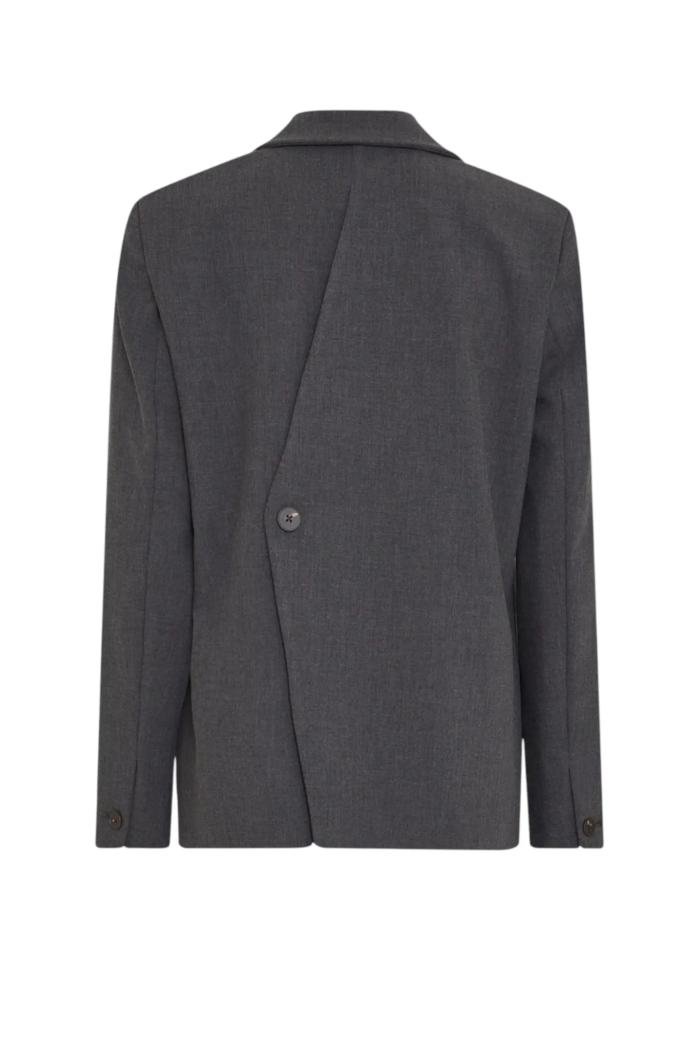 Inge Henrike Loose Blazer - Dark Grey Melange