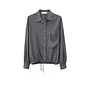 Camilla light flanel blouse - Dark Grey