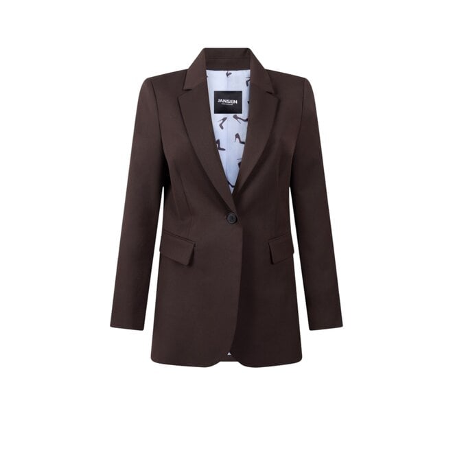 AISHA Blazer - Dark Brown