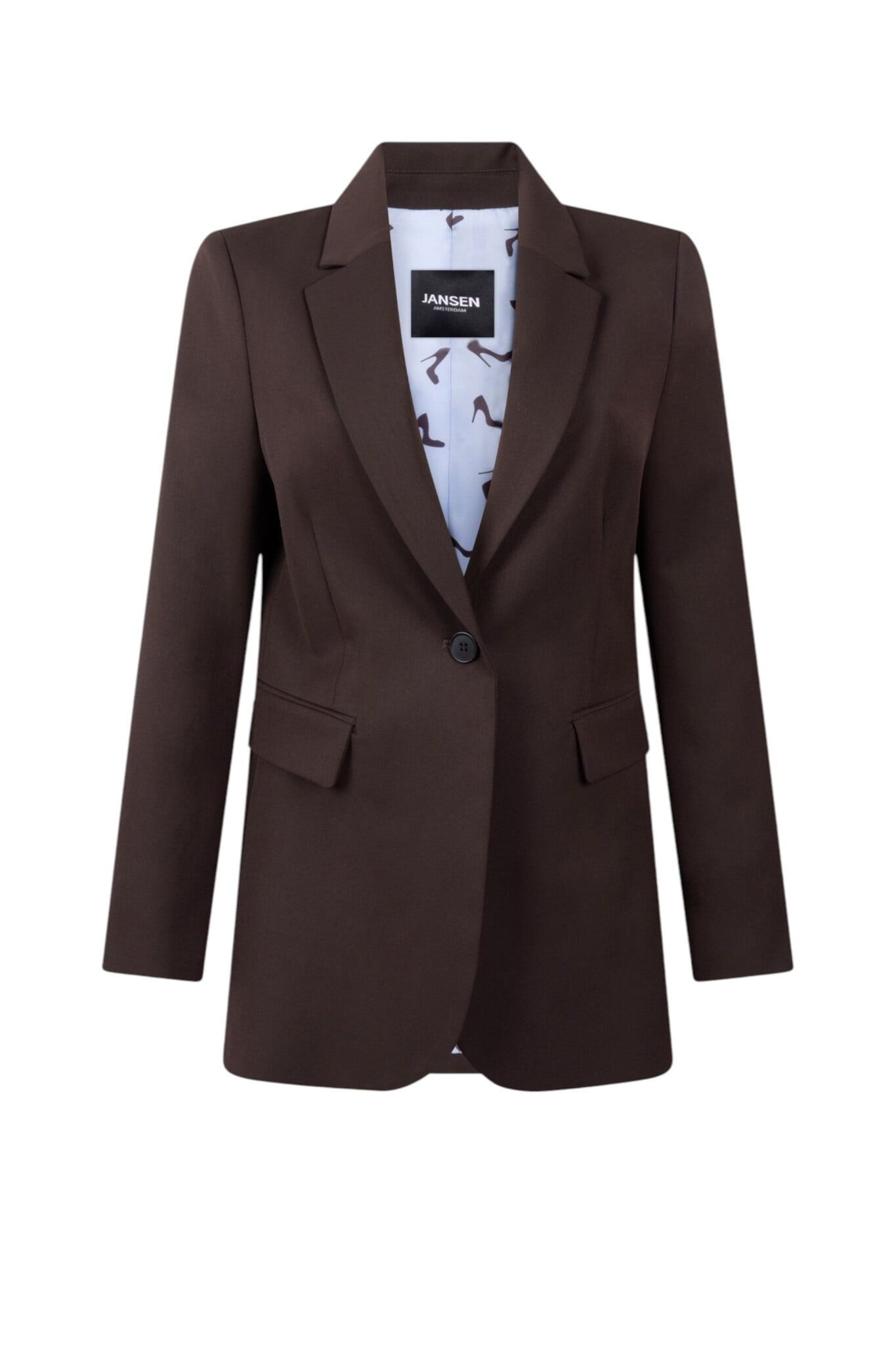 AISHA Blazer - Dark Brown