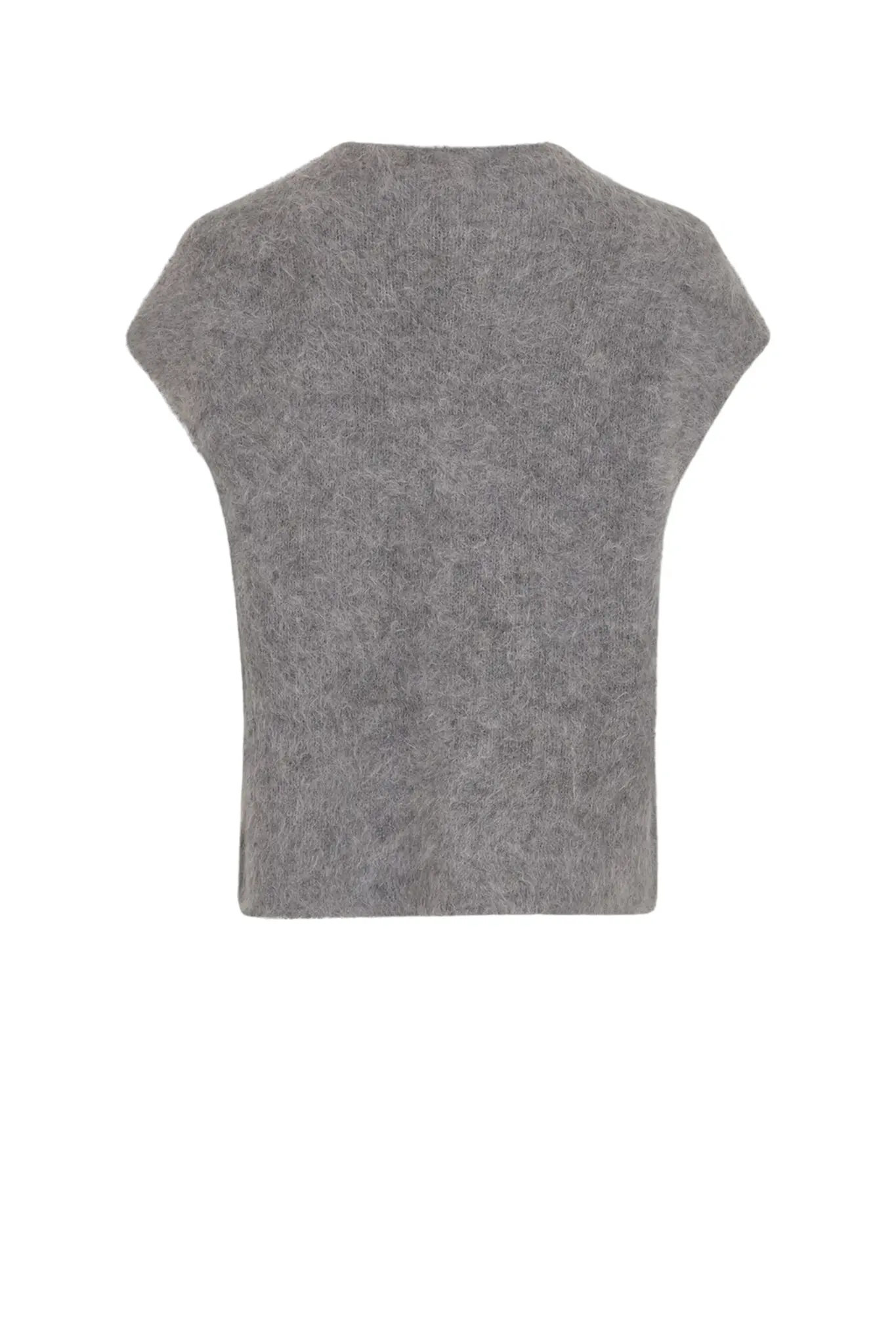 Tila Salmia Vest - Medium Grey Melange