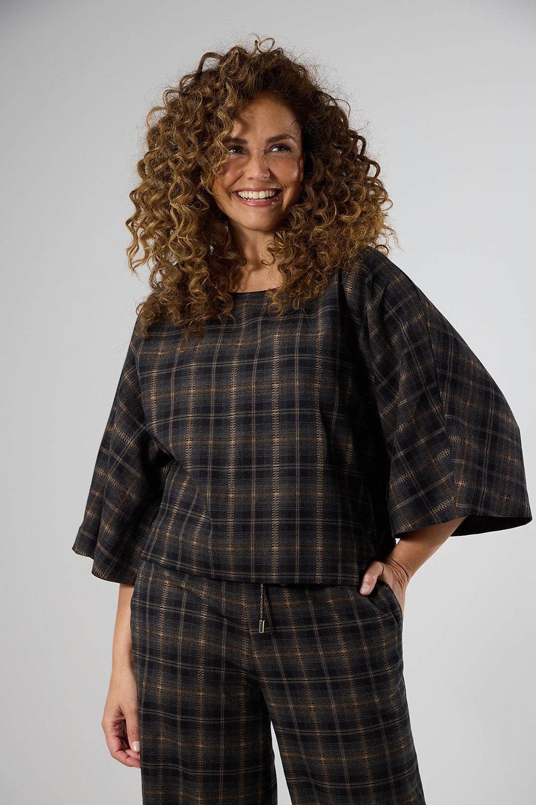 Metin Blouse - Bruin