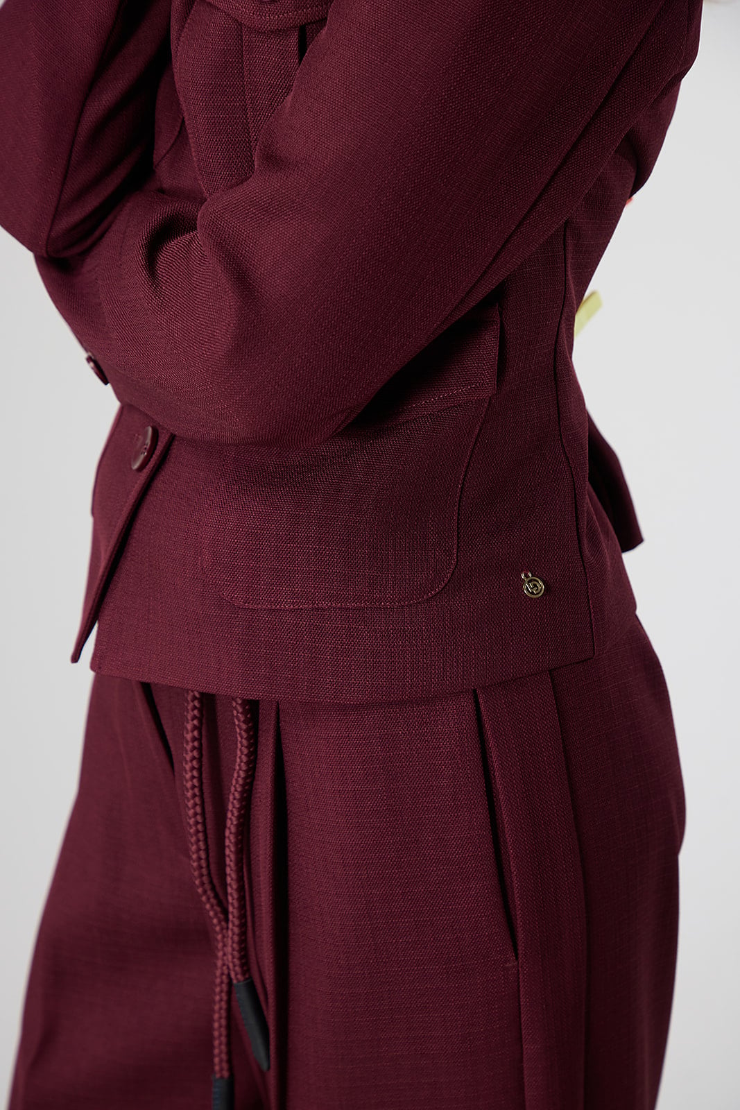 Davina Blazer - Burgundy
