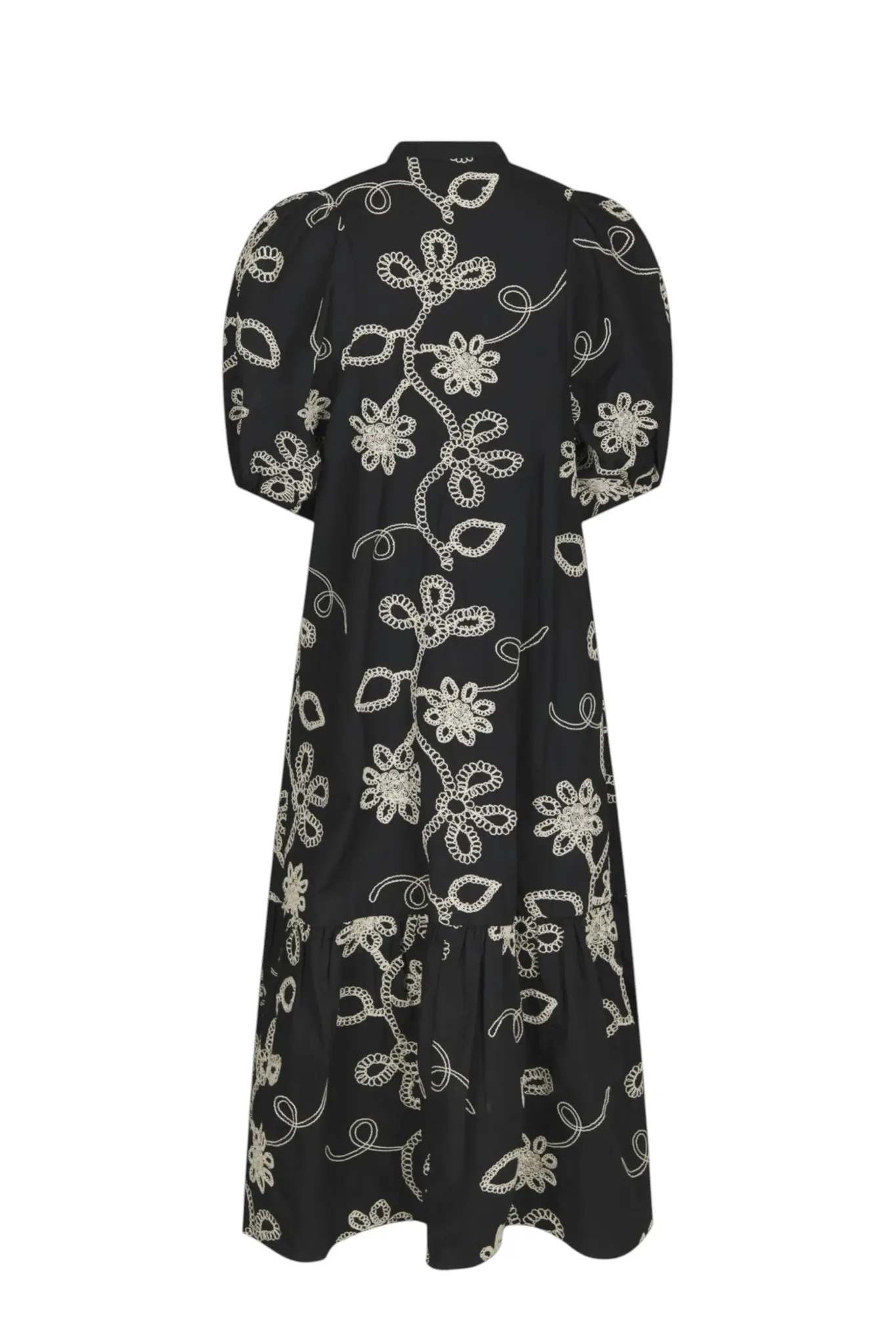 Veronica Dori Emb Dress - Black