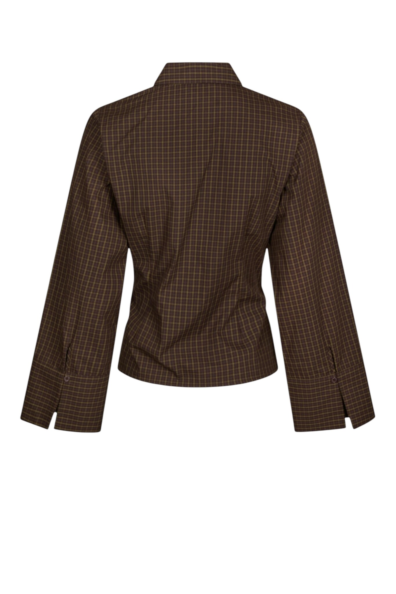 Fenli Small Check Shirt - Aurbergine