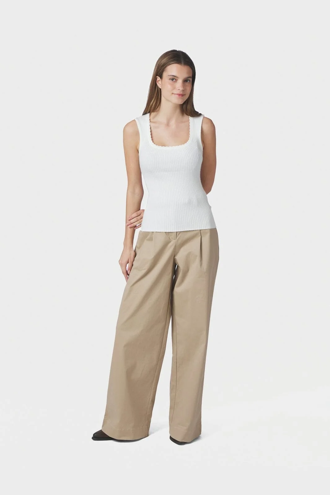 Fraline Knit Top - Off White