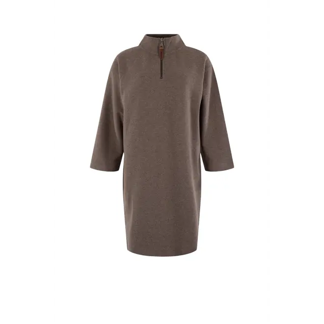 Influence Sweat Dress - Dark Chocolate Solid