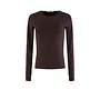 Lucia Long Sleeve - Dark Chocolate Solid