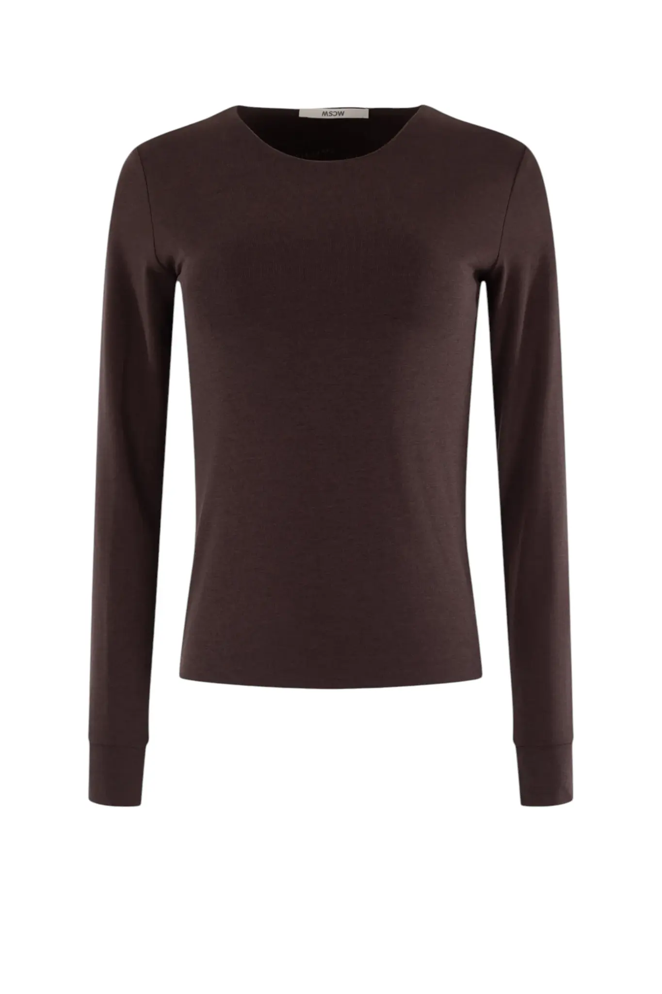 Lucia Long Sleeve - Dark Chocolate Solid