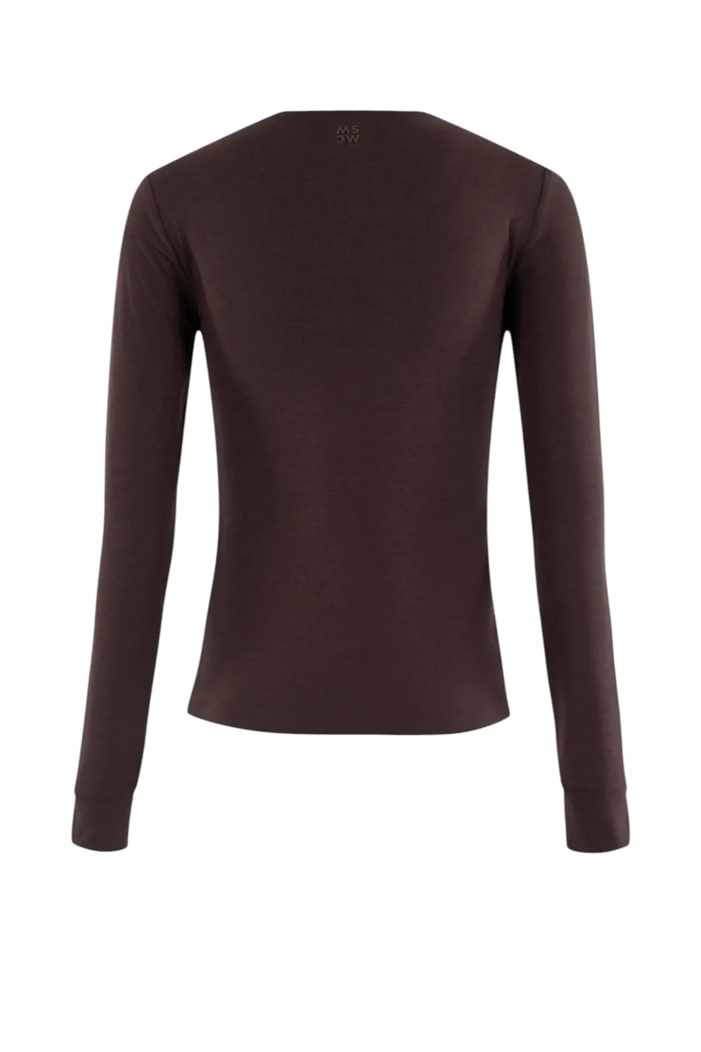Lucia Long Sleeve - Dark Chocolate Solid