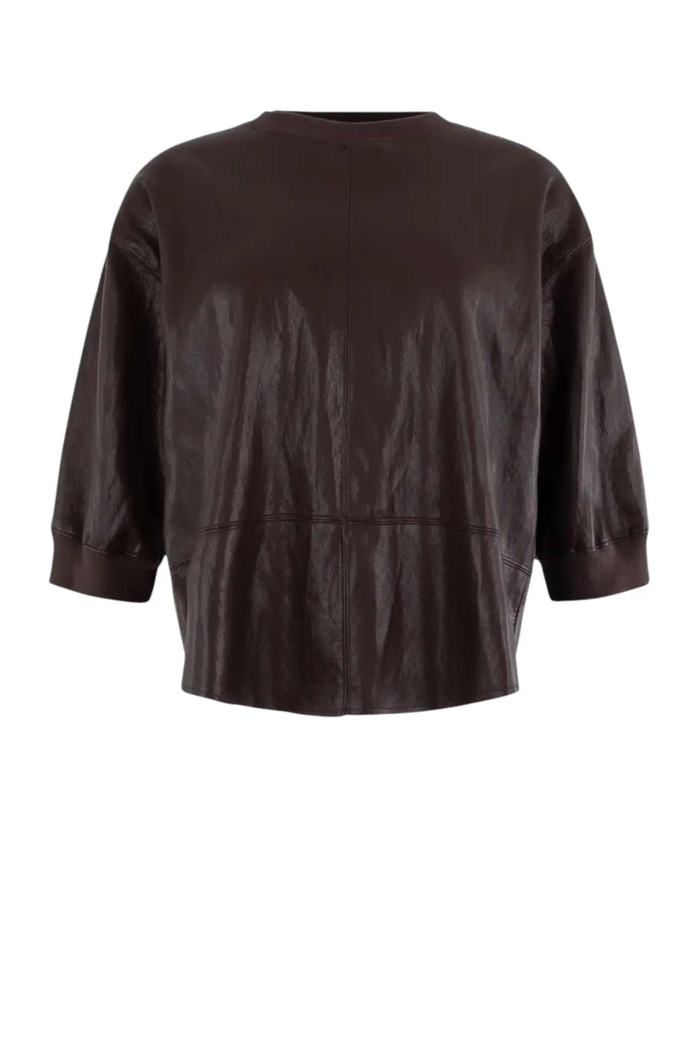 Antonella Blouse - Chocolate Solid