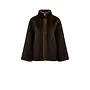 Frankie Faux Mink Jacket - Olive