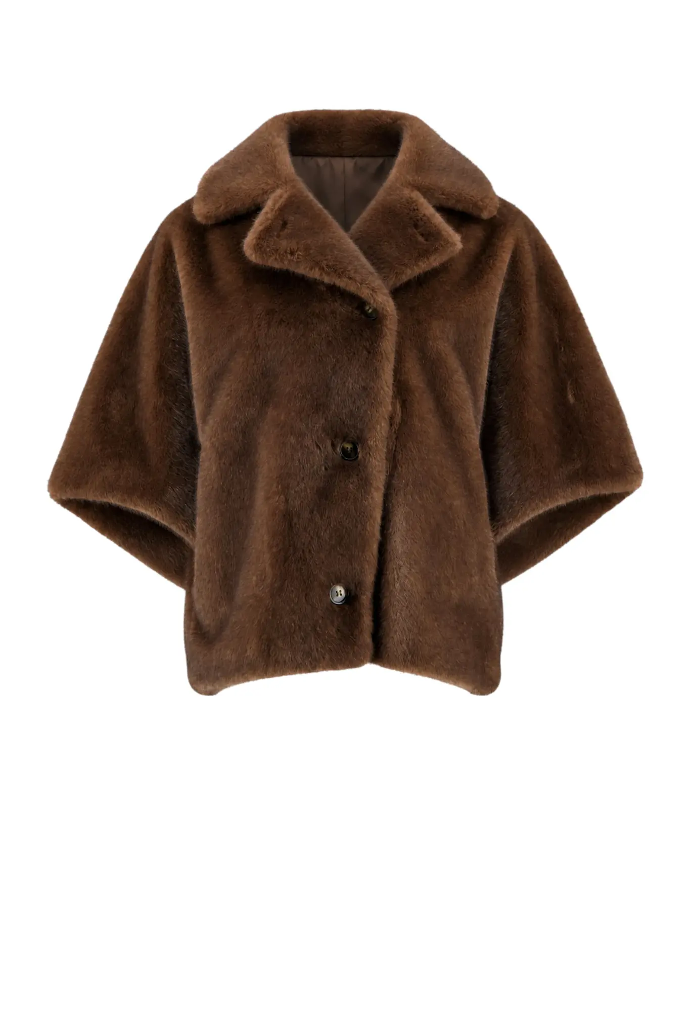 Clara Faux Mink Jacket - Choco
