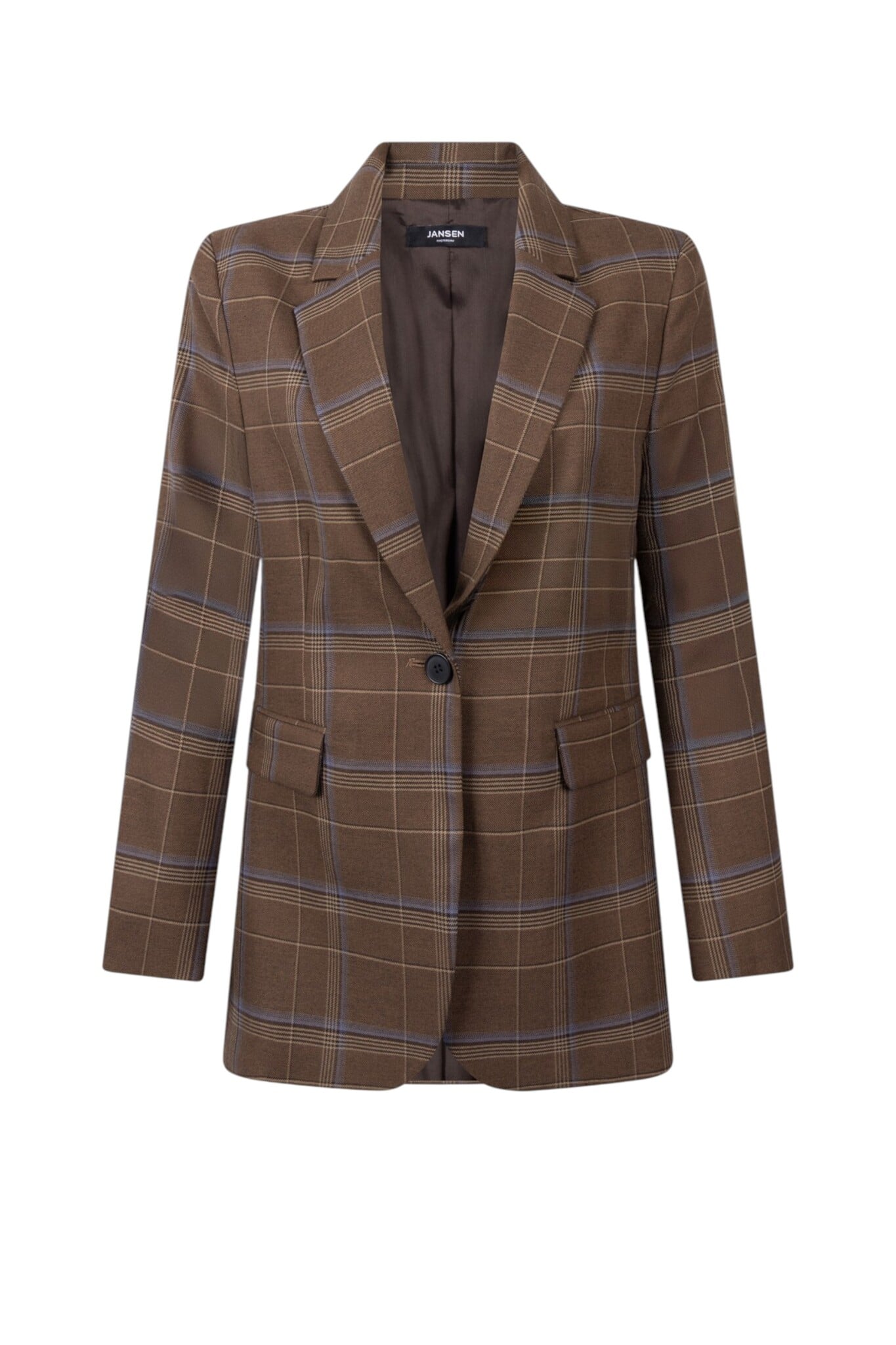 Kylia Blazer - Multi Dark Brown