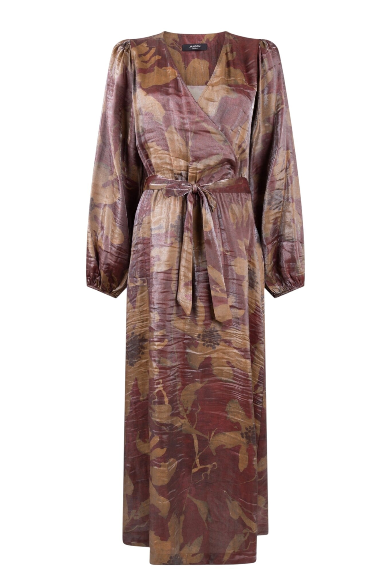 Lizet Jurk - Stone Red - Camel