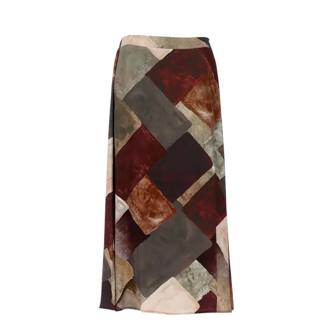 Maxi Skirt - Mocha Multi