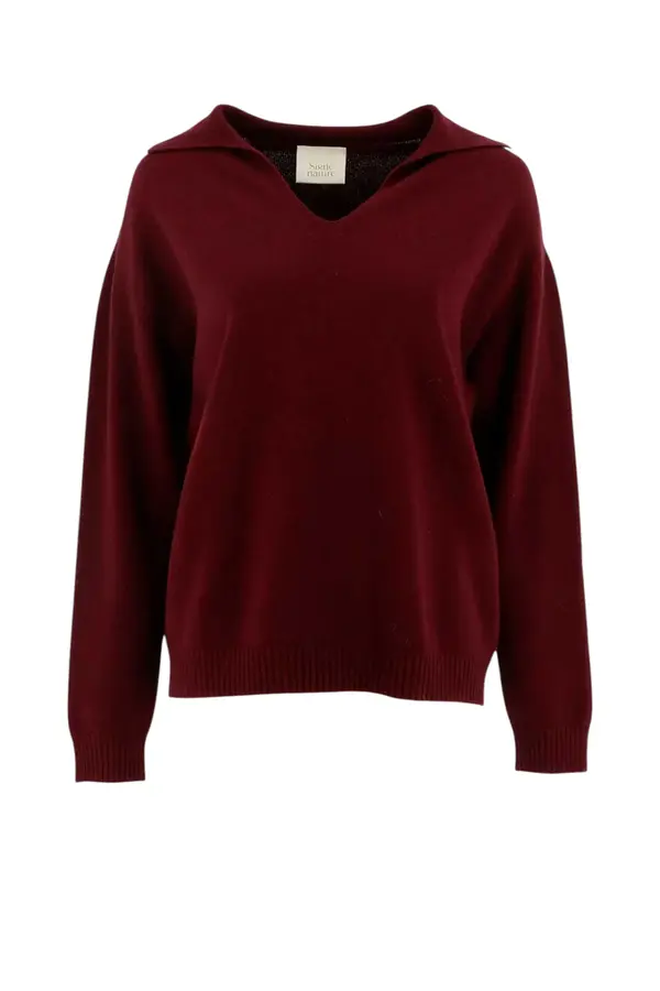 Pull Kraag - Burgundy