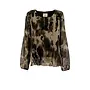 Plisse Blouse - Taupe