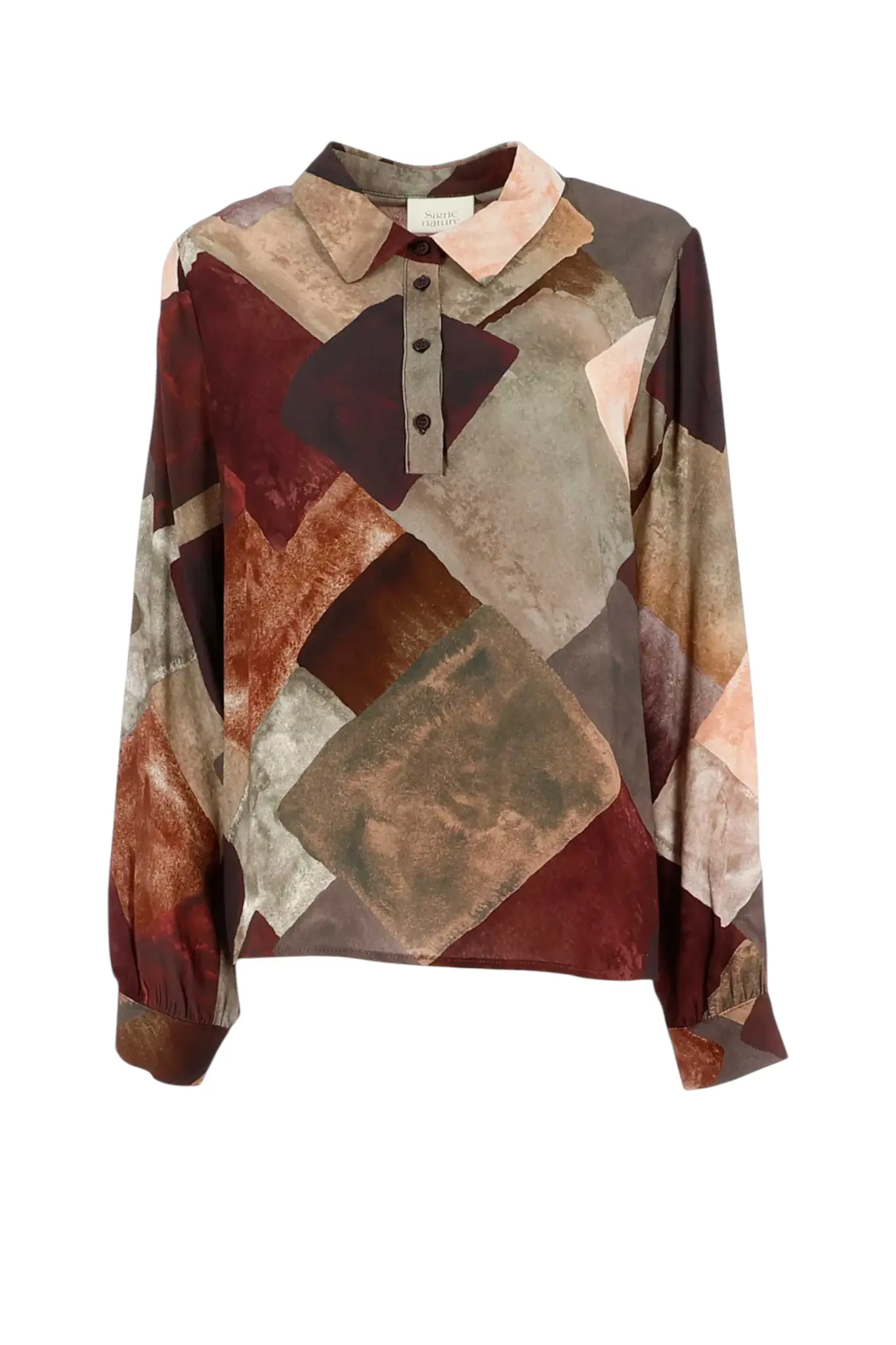 Blouse - Mocha Multi