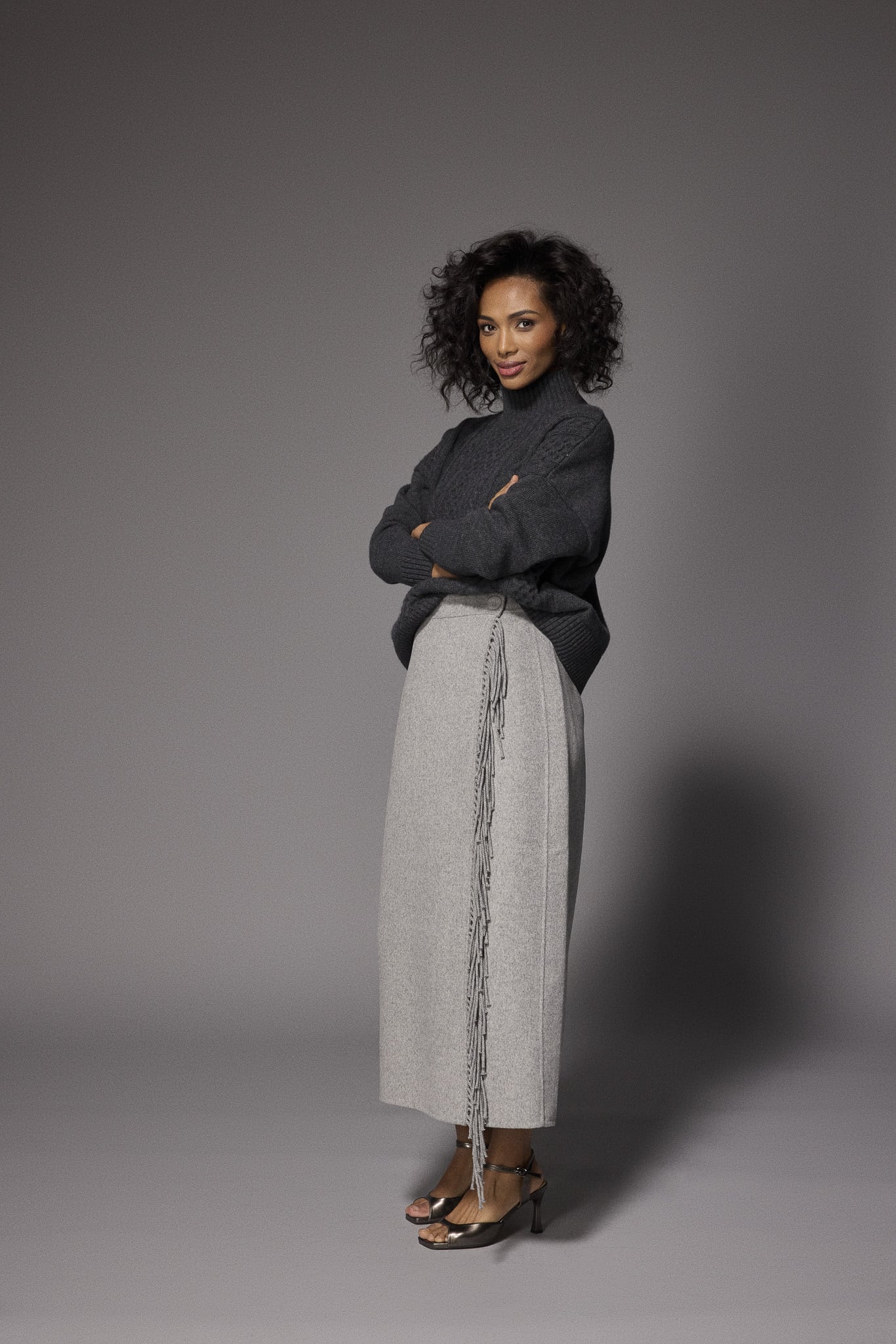 Cesare Turtleneck - Anthracite Grey
