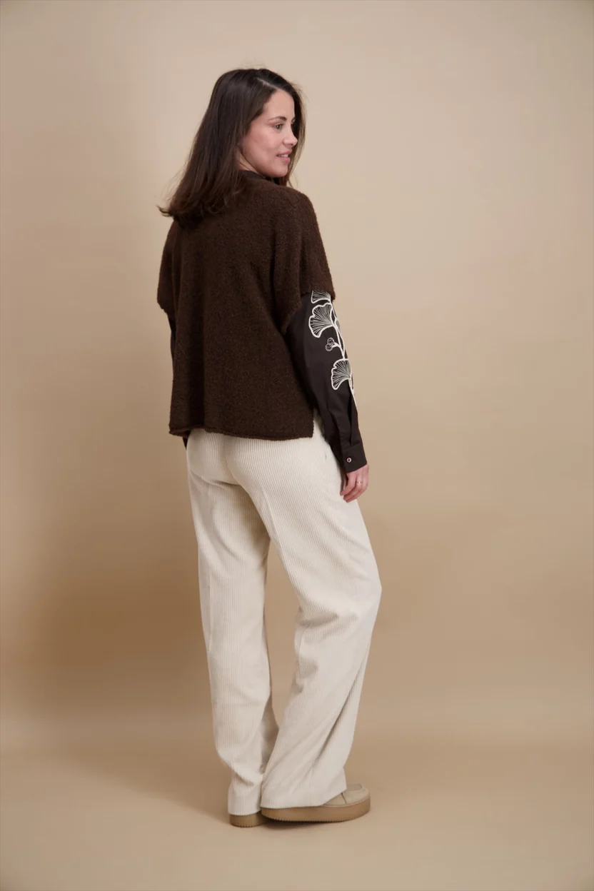 Knit Cardigan - Brown